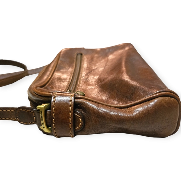 The Bridge by Firenze Vintage Leather Shoulder Bag - Mini Borsa a tracol… - Picture 5 of 13